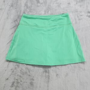 Realessentials Skort Womens S Green Pull On Mini A-Line Skirt Shorts Athletic